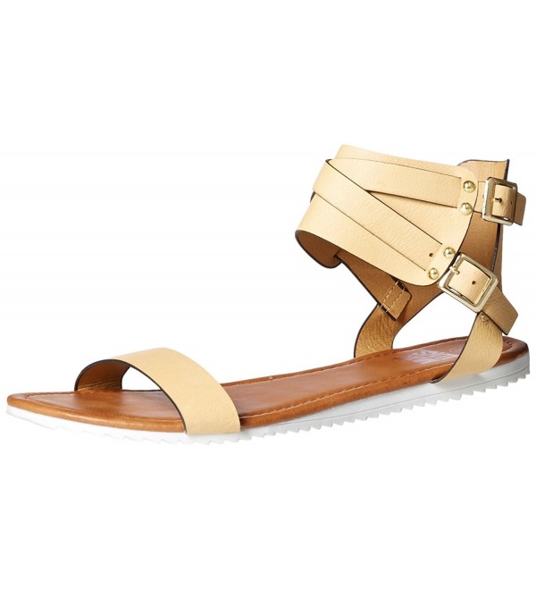 Women's Bree Flat Sandal - Tan - CQ128O8SSV9