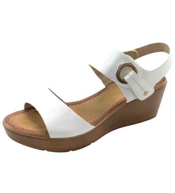 womens low wedge sandals