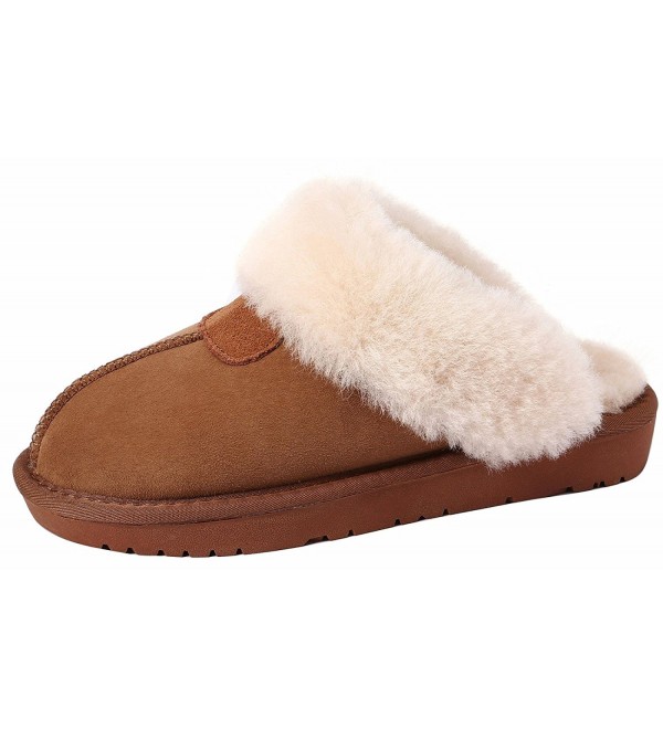 U lite Womens Shearling Slipper Chest6 5