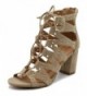 Ollio Womens Gladiator Booties NOVEL01