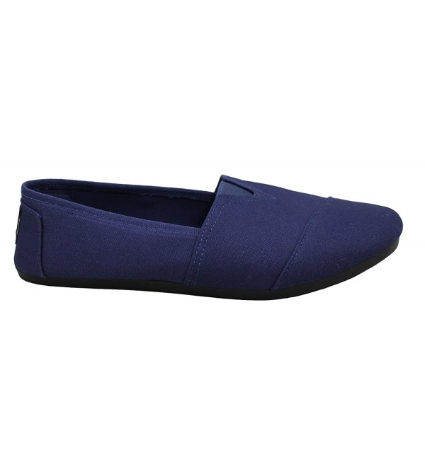 Women's Classics Comfort Casual Loafers Shoe Canvas Slip-On Flats ...