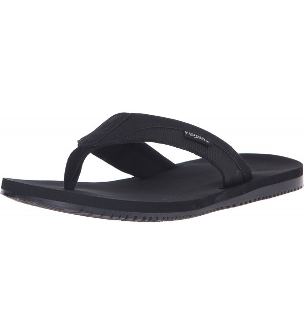 Flojos Mens Rico Black Sandal