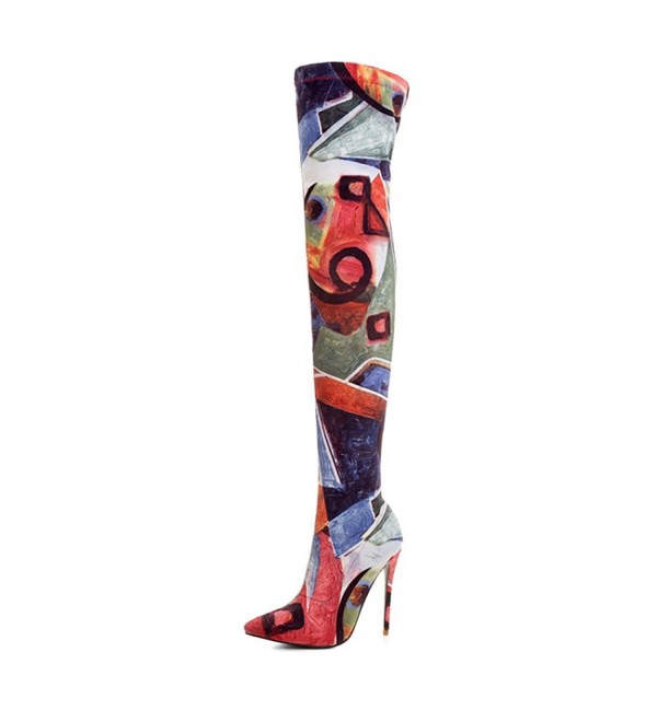 Themost Pointed Printed Stretchy Stiletto
