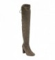 Delicious Womens Faux Suede Taupe