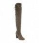 Delicious Womens Faux Suede Taupe