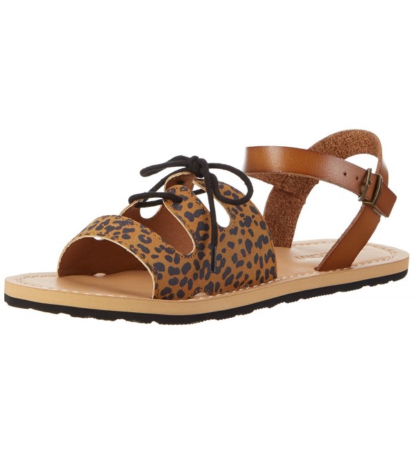 Volcom Womens Gladiator Sandal Cheetah