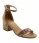 BETANI FK45 Embroidered Buckled Sandals