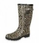 AccessoWear Womens Leopard Rain Boots