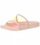 Qupid Womens Slide Slipper Iridescent