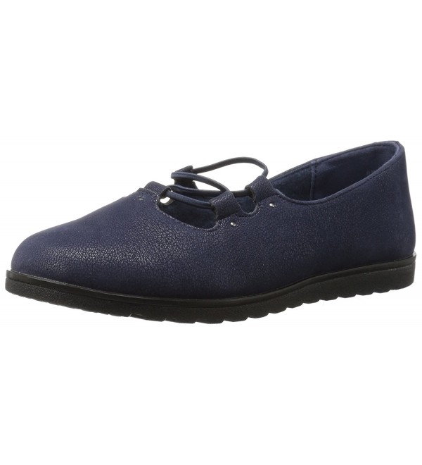 Easy Street Womens Effie Flat