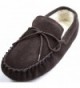 Snugrugs Womens Brown Moccasin Slippers