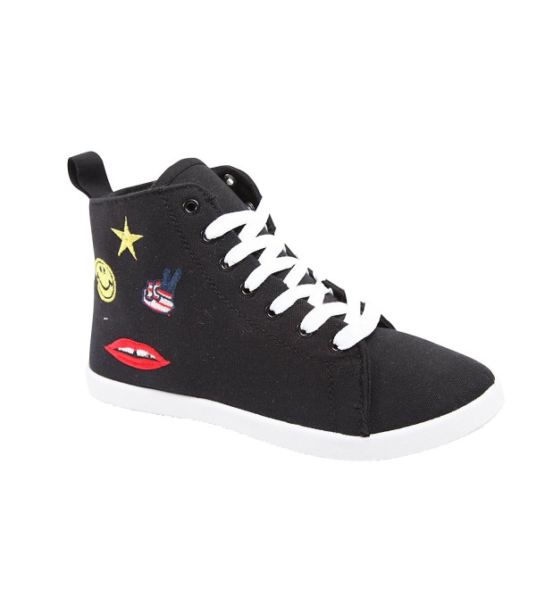 Womens Casual Canvas Sneaker Patches