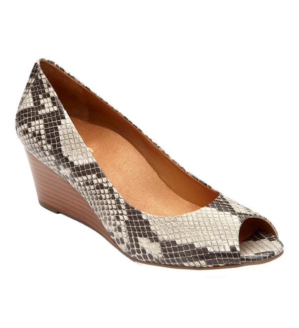 VIONIC Womens Natural Snake Wedge