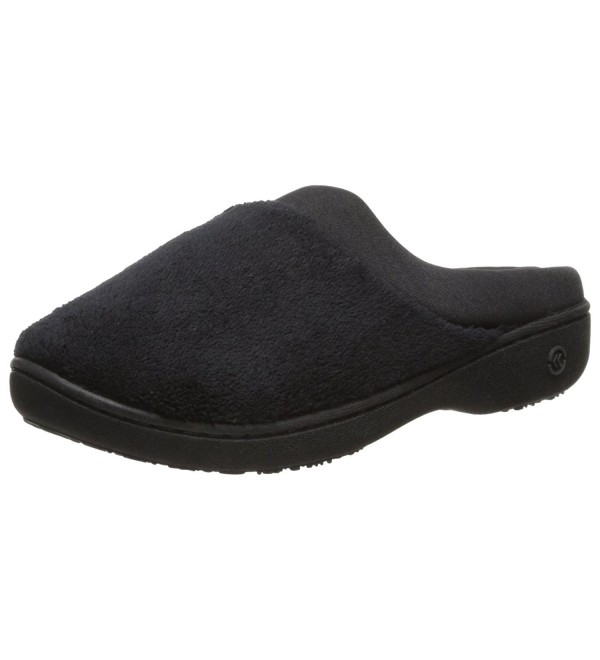 Isotoner Classic Microterry Hoodback Slippers