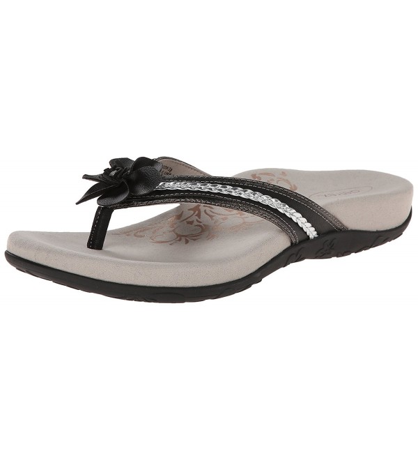 Aetrex Womens Selena Flower Sandal