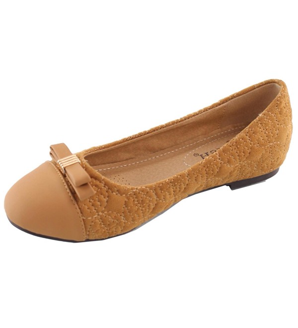 DBDK Womens Round Ballet Camel