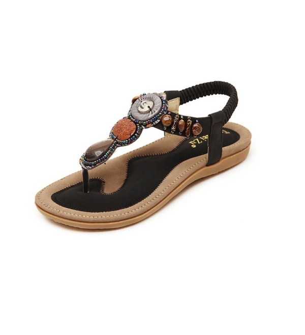 Jazlyn Womens Bohemian Gemstone Sandals