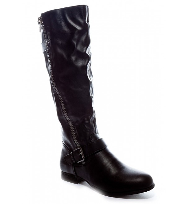 Charles Albert Womens Low Heel Knee High