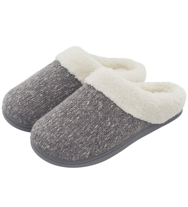 ULTRAIDEAS Knitted Slippers Anti Slip Outdoor