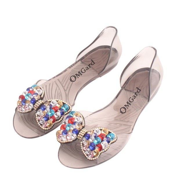 OMGard Summer Transparent Sandals Crystal