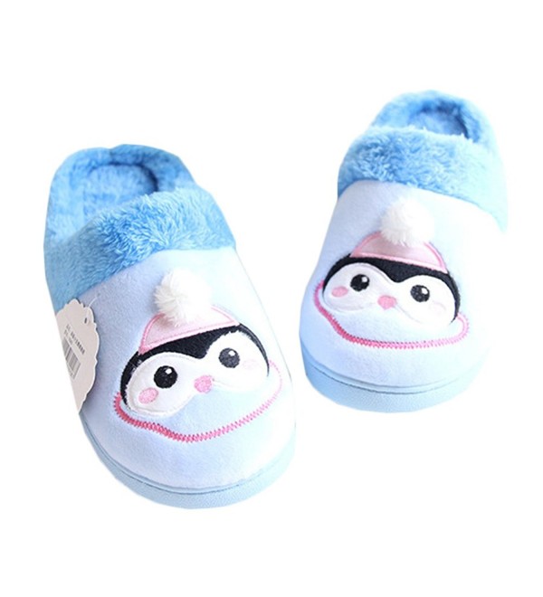 JadeRich Womens Penguin Fleece Slippers