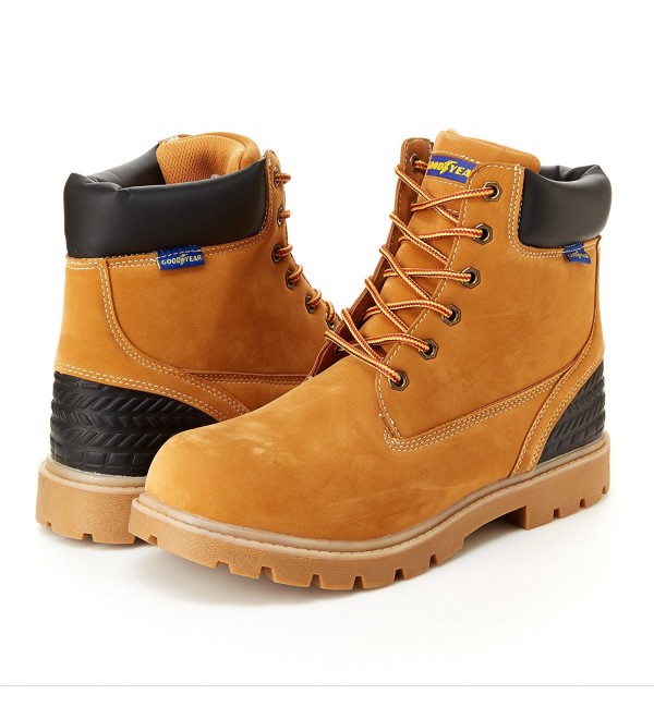 steel toe work boots with memory foam