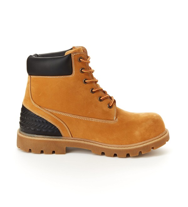 Maverik Mens Work Boots - Memory Foam Foot Bed- Slip & Oil Resistant ...