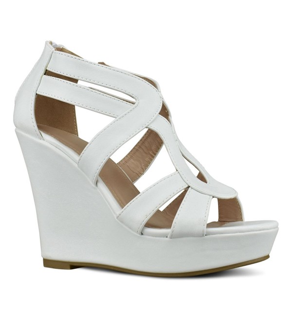 womens white platform sandals