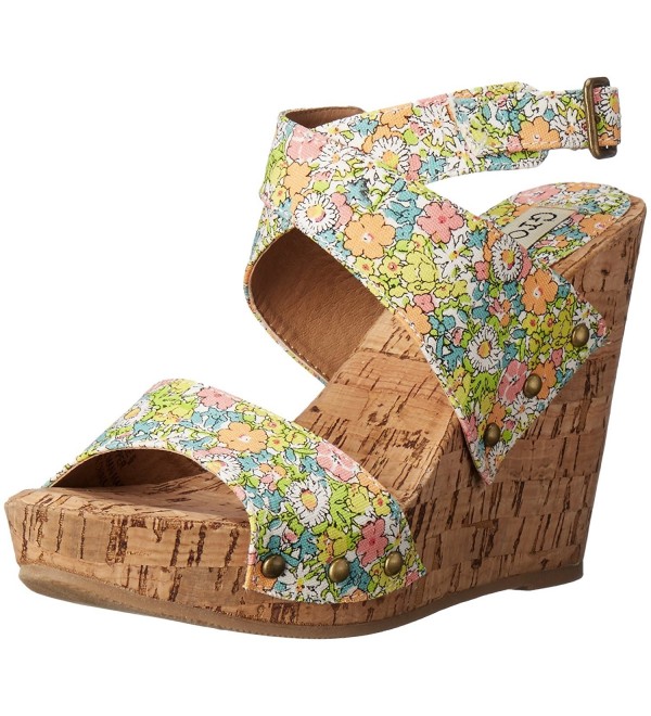 Groove Womens Ariana Sandal Flower