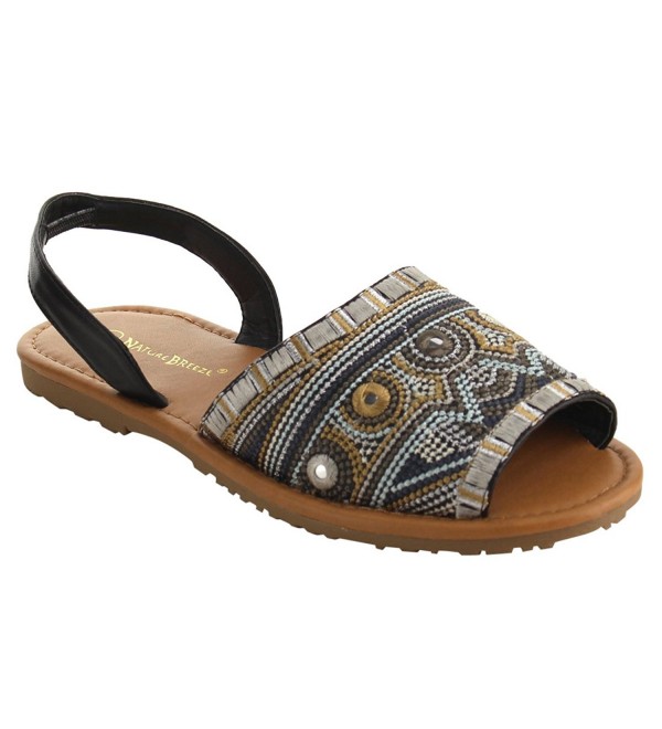 Nature Breeze FI12 Embroidered Sandals