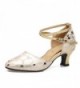 Womens Leather Outdoor Dancing Champagne