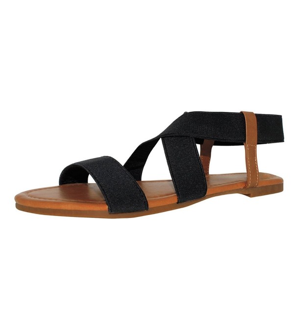 elastic sandals womens