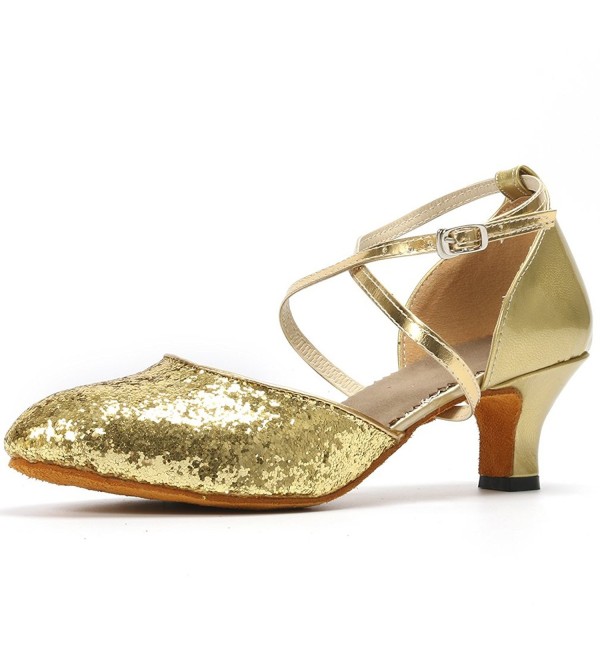 gold ballroom dance shoes