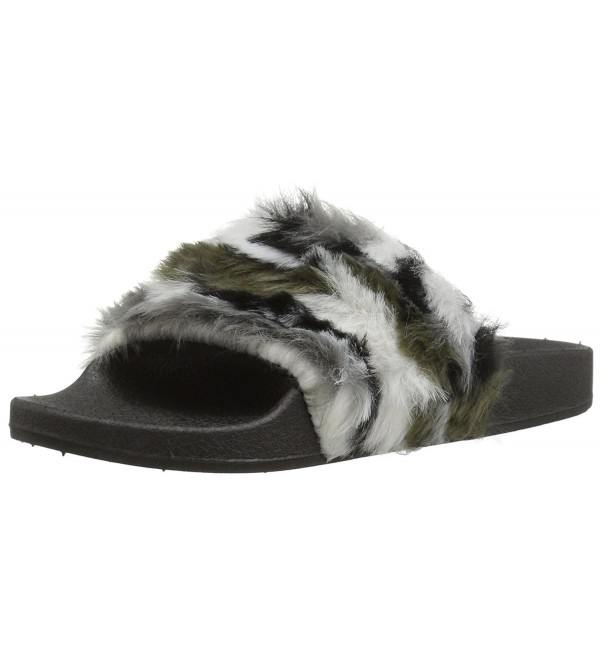 Qupid Womens Booboo 08 Slipper Black