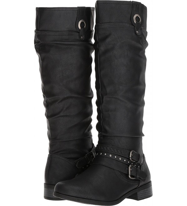 XOXO Womens Marlena Black 7 5