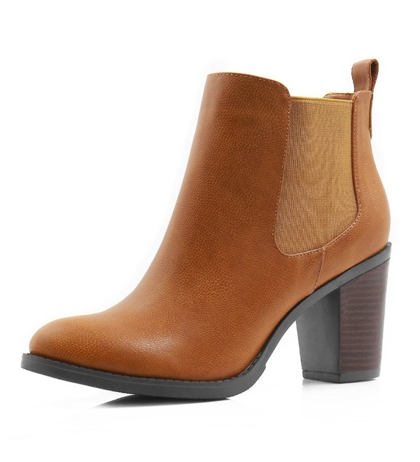 Allegra Womens Stacked Booties Chelsea