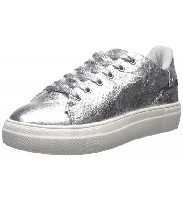 Qupid Womens Rincon 01 Sneaker Silver