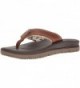 Freewaters Mens Leather Sandal Brown