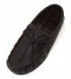 Snugrugs Leather Moccasin Slippers Cotton