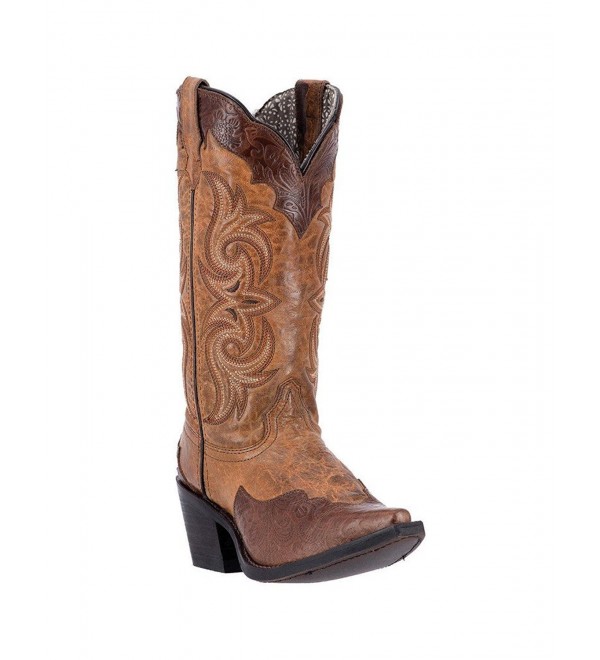 Laredo Womens Ginger Leather Cowboy