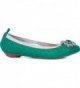 Green ballet pointed rhinestone accent
