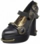 Pleaser Womens Demon 29 Black Polyurethane