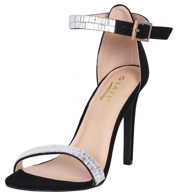 Glaze Women s Stiletto Plated Sandals