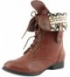 DbDk Elegant Womens Leather Combat