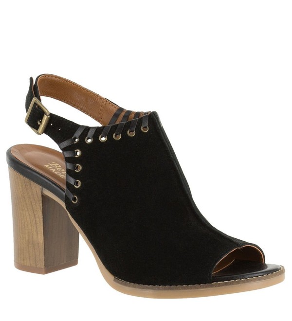 Bella Vita Ora Italy Womens Black Suede