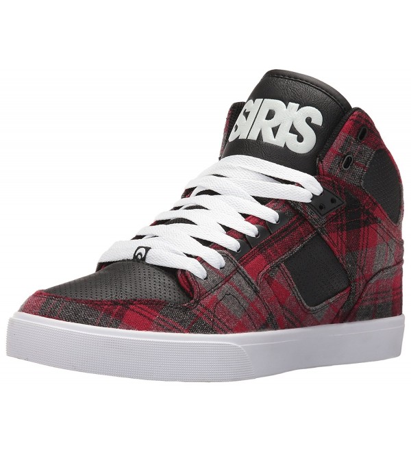 Osiris Mens Skateboarding Black Plaid