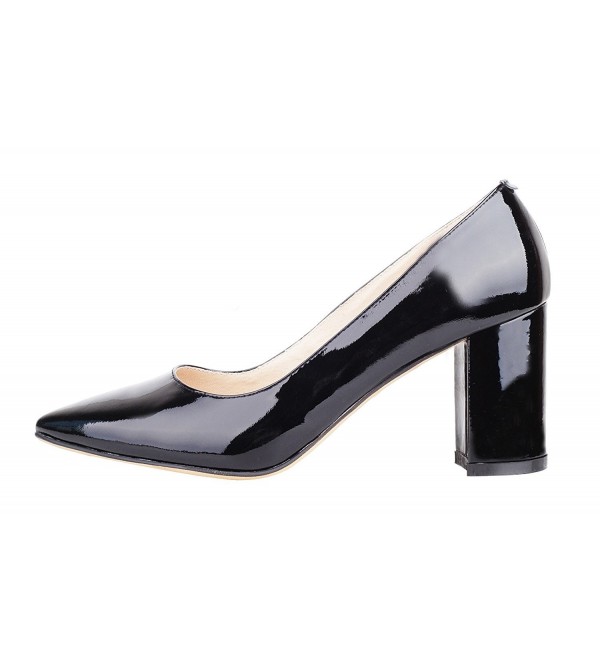 Pointed Elegant Genuine Leather - B-black Patent - C612MZP2TBQ