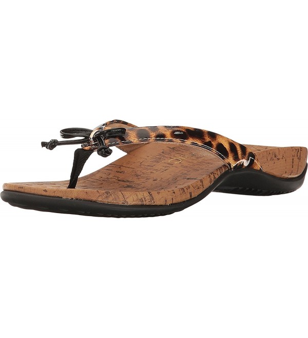 VIONIC Womens Cassie Black Leopard