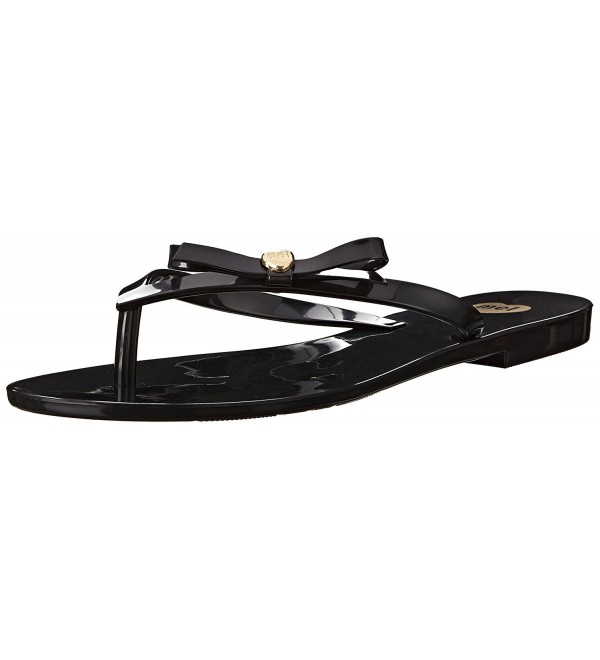 Women's Honey IV Flip Flop - Black - C911OH5HXUL