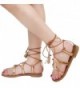 Womens Gladiator Strappy Sandals Taupe C
